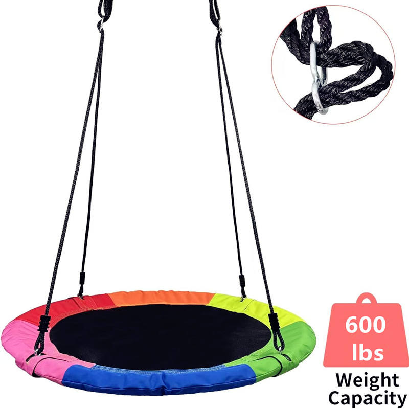 屋外ガーデンキッズベビースイング カラフルなネストハンモック - Kids Outdoor Hammock Swing のレビューと価格