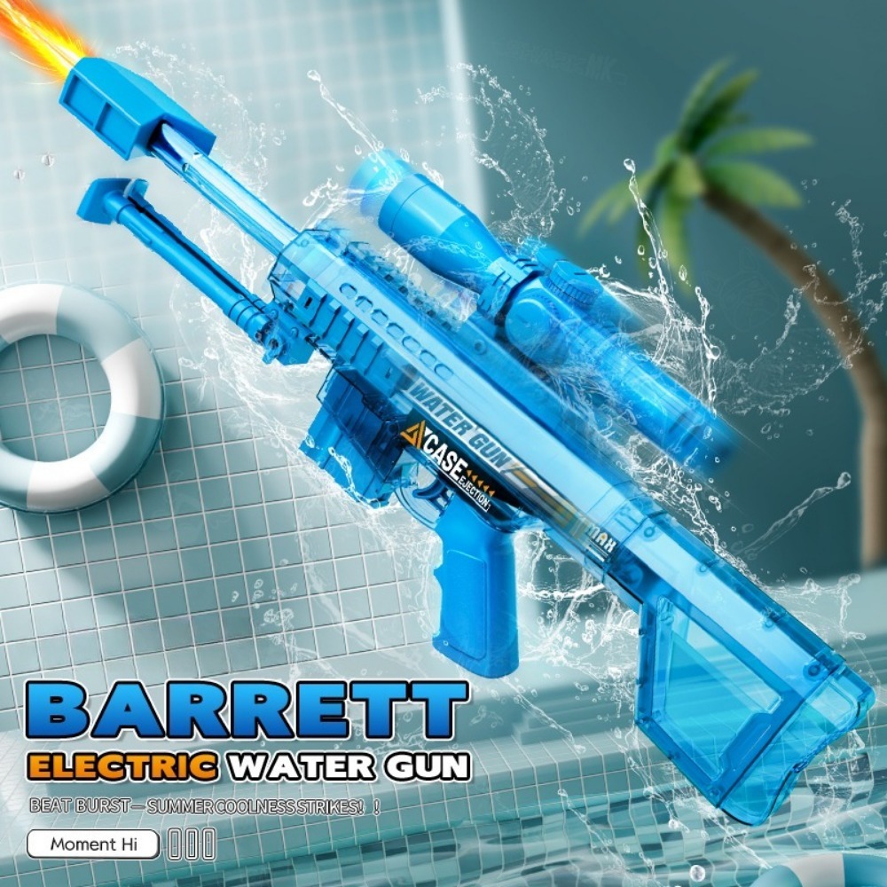 電動自動スナイパーウォーターガンおもちゃ夏の屋外ビーチ射撃ゲ - Kids Outdoor Storage のレビューと価格