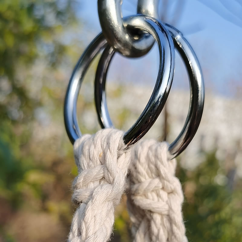2025 北欧ガーデン手作りニットラウンドハンモック屋外屋内 - Kids Outdoor Hammock Swing のレビューと価格
