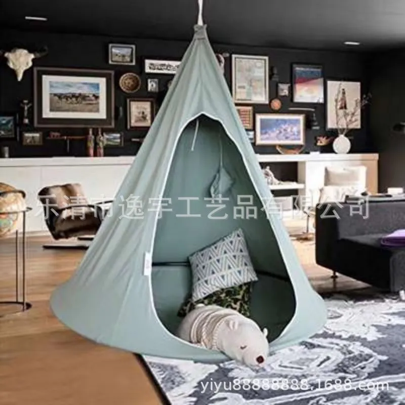 屋外用ツリーテントハンモックハンギングチェア、バルコニーレジ - Kids Outdoor Hammock Swing のレビューと価格